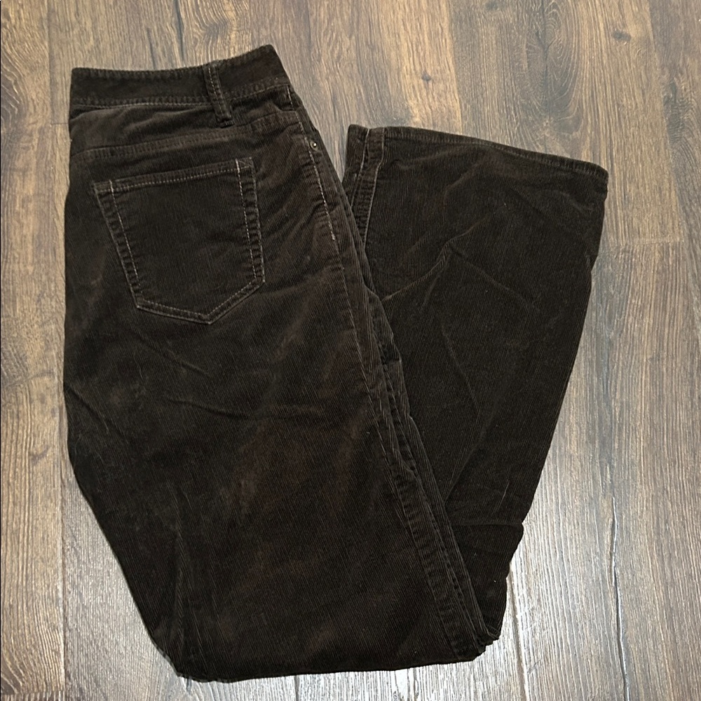 Eddie Bauer Chocolate Corduroy Trousers
